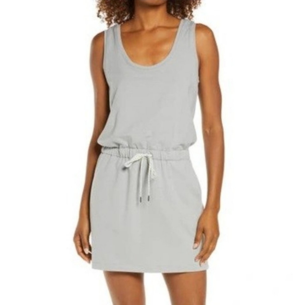 ZELLA light gray heather Large knit tank dress